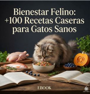 BIENESTAR FELINO. 100 RECETAS CASERAS PARA GATOS SANOS