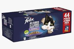 Variedad de comida h�meda para gatos